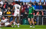 5 May 2023; Mack Hansen of Connacht celebrates a penalty during the United Rugby Championship Quarter-Final match between Ulster and Connacht at Kingspan Stadium in Belfast. Photo by Harry Murphy/Sportsfile