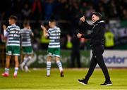 5 May 2023; Shamrock Rovers manager Stephen Bradley after the SSE Airtricity Men's Premier Division match between Shamrock Rovers and Bohemians at Tallaght Stadium in Dublin. Photo by Tyler Miller/Sportsfile