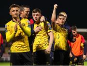 5 May 2023; St Patrick's Athletic players after their side's victory in the SSE Airtricity Men's Premier Division match between Cork City and St Patrick's Athletic at Turner's Cross in Cork. Photo by Michael P Ryan/Sportsfile