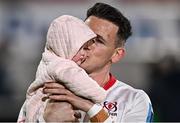 5 May 2023; Craig Gilroy of Ulster, with his daughter Madison, after the United Rugby Championship Quarter-Final match between Ulster and Connacht at Kingspan Stadium in Belfast. Photo by Ramsey Cardy/Sportsfile