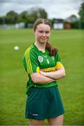 6 May 2023; The Kerry captain Ciara O'Sullivan before the Electric Ireland Minor C All-Ireland Championship Final match between Down and Kerry at Clane GAA in Kildare. Photo by Stephen Marken/Sportsfile
