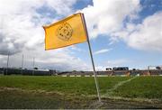 6 May 2023; A sideline flag is seen before the Leinster GAA Hurling Senior Championship Round 3 match between Westmeath and Galway at TEG Cusack Park in Mullingar, Westmeath. Photo by Michael P Ryan/Sportsfile