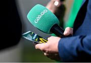 6 May 2023; A GAAGO microphone is seen before the Munster GAA Hurling Senior Championship Round 3 match between Cork and Tipperary at Páirc Uí Chaoimh in Cork. Photo by David Fitzgerald/Sportsfile