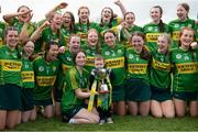 6 May 2023; The Kerry squad celebrate after the Electric Ireland Minor C All-Ireland Championship Final match between Down and Kerry at Clane GAA in Kildare. Photo by Stephen Marken/Sportsfile