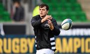 6 May 2023; Antoine Frisch of Munster warms up before the United Rugby Championship Quarter-Final match between Glasgow Warriors and Munster at Scotstoun Stadium in Glasgow, Scotland. Photo by Paul Devlin/Sportsfile