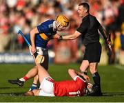 6 May 2023; Conor Stakelum of Tipperary and Darragh Fitzgibbon of Cork during the Munster GAA Hurling Senior Championship Round 3 match between Cork and Tipperary at Páirc Uí Chaoimh in Cork. Photo by David Fitzgerald/Sportsfile