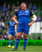 6 May 2023; Tadhg Furlong of Leinster during the United Rugby Championship Quarter-Final between Leinster and Cell C Sharks at the Aviva Stadium in Dublin. Photo by Harry Murphy/Sportsfile