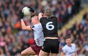 7 May 2023; Matthew Tierney of Galway in action against Paul McNamara of Sligo during the Connacht GAA Football Senior Championship Final match between Sligo and Galway at Hastings Insurance MacHale Park in Castlebar, Mayo. Photo by Ray McManus/Sportsfile