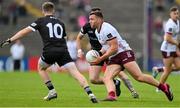 7 May 2023; Damien Comer of Galway in action against Keelan Cawley of Sligo during the Connacht GAA Football Senior Championship Final match between Sligo and Galway at Hastings Insurance MacHale Park in Castlebar, Mayo. Photo by Ray McManus/Sportsfile