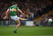7 May 2023; David Clifford of Kerry shoots to score his side's fourth goal during the Munster GAA Football Senior Championship Final match between Kerry and Clare at LIT Gaelic Grounds in Limerick. Photo by David Fitzgerald/Sportsfile
