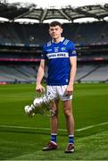 8 May 2023; Mark Barry of Laois during the Tailteann Cup launch at Croke Park in Dublin. Photo by David Fitzgerald/Sportsfile