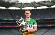 8 May 2023; Declan Hogan of Offaly during the Tailteann Cup launch at Croke Park in Dublin. Photo by David Fitzgerald/Sportsfile