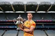 8 May 2023; Peter Healy of Antrim during the Tailteann Cup launch at Croke Park in Dublin. Photo by David Fitzgerald/Sportsfile