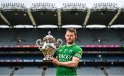 8 May 2023; Declan McCusker of Fermanagh during the Tailteann Cup launch at Croke Park in Dublin. Photo by David Fitzgerald/Sportsfile