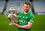 8 May 2023; Declan McCusker of Fermanagh during the Tailteann Cup launch at Croke Park in Dublin. Photo by David Fitzgerald/Sportsfile