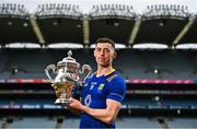 8 May 2023; Padraig O’Toole of Wicklow during the Tailteann Cup launch at Croke Park in Dublin. Photo by David Fitzgerald/Sportsfile