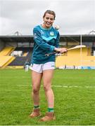 7 May 2023; Ciara Neenan of Limerick warms up before the Electric Ireland Minor A Shield All-Ireland Championship Final match between Antrim and Limerick at UPMC Nowlan Park in Kilkenny. Photo by Stephen Marken/Sportsfile