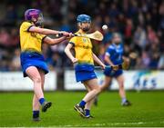 7 May 2023; Siofra Hession of Roscommon during the Electric Ireland Minor B All-Ireland Championship Final match between Laois and Roscommon at St. Brendan’s Park in Birr, Offaly. Photo by Tom Beary/Sportsfile