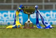 7 May 2023; A view of the Electric Ireland Minor B All-Ireland Championship Final Cup before the Electric Ireland Minor B All-Ireland Championship Final match between Laois and Roscommon at St. Brendan’s Park in Birr, Offaly. Photo by Tom Beary/Sportsfile