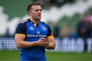 6 May 2023; Liam Turner of Leinster after the United Rugby Championship Quarter-Final between Leinster and Cell C Sharks at Aviva Stadium in Dublin. Photo by Brendan Moran/Sportsfile