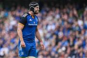 6 May 2023; Caelan Doris of Leinster during the United Rugby Championship Quarter-Final between Leinster and Cell C Sharks at Aviva Stadium in Dublin. Photo by Brendan Moran/Sportsfile