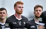 7 May 2023; Sean Carrabine of Sligo during the pre-match parade before the Connacht GAA Football Senior Championship Final match between Sligo and Galway at Hastings Insurance MacHale Park in Castlebar, Mayo. Photo by Brendan Moran/Sportsfile