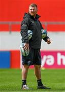 9 May 2023; Forwards coach Andi Kyriacou during a Munster Rugby squad training session at Thomond Park in Limerick. Photo by Harry Murphy/Sportsfile