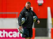 9 May 2023; Forwards coach Andi Kyriacou during a Munster Rugby squad training session at Thomond Park in Limerick. Photo by Harry Murphy/Sportsfile