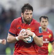 6 May 2023; Jean Kleyn of Munster in action during the United Rugby Championship Quarter-Final match between Glasgow Warriors and Munster at Scotstoun Stadium in Glasgow, Scotland. Photo by Paul Devlin/Sportsfile