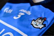 18 February 2023; A detailed view of the Dublin jersey during a Dublin hurling squad portraits session at the GAA National Games Development Centre in Abbotstown, Dublin. Photo by Sam Barnes/Sportsfile