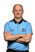 18 February 2023; Dublin Manager Micheál Donoghue during a Dublin hurling squad portraits session at the GAA National Games Development Centre in Abbotstown, Dublin. Photo by Sam Barnes/Sportsfile