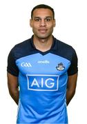 6 March 2023; Craig Dias during a Dublin football squad portrait session at Parnell Park in Dublin. Photo by Brendan Moran/Sportsfile