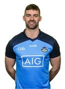6 March 2023; Sean MacMahon during a Dublin football squad portrait session at Parnell Park in Dublin. Photo by Brendan Moran/Sportsfile