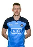6 March 2023; Tom Lahiff during a Dublin football squad portrait session at Parnell Park in Dublin. Photo by Brendan Moran/Sportsfile