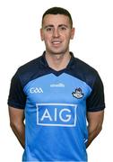 6 March 2023; Cormac Costello during a Dublin football squad portrait session at Parnell Park in Dublin. Photo by Brendan Moran/Sportsfile
