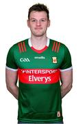 8 March 2023; Matthew Ruane during a Mayo football squad portraits session at the Connacht GAA Centre of Excellence in Bekan, Mayo. Photo by Seb Daly/Sportsfile