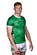 13 April 2023; William O'Donoghue poses for a portrait during a Limerick squad portrait session in Limerick. Photo by Piaras Ó Mídheach/Sportsfile