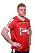17 April 2023; Conor O’Callaghan during a Cork hurling squad portraits session at Páirc Uí Chaoimh in Cork. Photo by Seb Daly/Sportsfile
