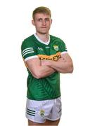 20 April 2023; Killian Spillane poses for a portrait during a Kerry football squad portrait session at Fitzgerald Stadium in Killarney, Kerry. Photo by Brendan Moran/Sportsfile
