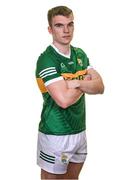 20 April 2023; Dylan Casey poses for a portrait during a Kerry football squad portrait session at Fitzgerald Stadium in Killarney, Kerry. Photo by Brendan Moran/Sportsfile