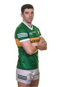 20 April 2023; Tony Brosnan poses for a portrait during a Kerry football squad portrait session at Fitzgerald Stadium in Killarney, Kerry. Photo by Brendan Moran/Sportsfile