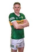 20 April 2023; Jason Foley poses for a portrait during a Kerry football squad portrait session at Fitzgerald Stadium in Killarney, Kerry. Photo by Brendan Moran/Sportsfile