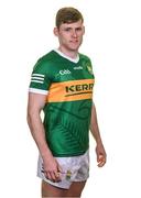 20 April 2023; Gavin White poses for a portrait during a Kerry football squad portrait session at Fitzgerald Stadium in Killarney, Kerry. Photo by Brendan Moran/Sportsfile