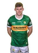 20 April 2023; Gavin White poses for a portrait during a Kerry football squad portrait session at Fitzgerald Stadium in Killarney, Kerry. Photo by Brendan Moran/Sportsfile
