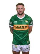 20 April 2023; Michaél Burns poses for a portrait during a Kerry football squad portrait session at Fitzgerald Stadium in Killarney, Kerry. Photo by Brendan Moran/Sportsfile