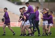10 May 2023; Wexford players celebrate after the oneills.com Leinster GAA Hurling U20 Championship Semi-Final match between Kilkenny and Wexford at UPMC Nowlan Park in Kilkenny. Photo by David Fitzgerald/Sportsfile