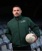 11 May 2023; Paul Henry, U20 Sligo manager, is pictured at Croke Park in Dublin ahead of the EirGrid GAA Football U20 All-Ireland Final this Saturday. EirGrid, the state-owned company charged with securing the transition of Ireland’s electricity grid to a low carbon future, has been a proud partner of the GAA since 2015. Photo by David Fitzgerald/Sportsfile