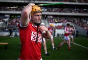 30 April 2023; Cork captain Niall O'Leary adjusts his helmet before the Munster GAA Hurling Senior Championship Round 2 match between Cork and Waterford at Páirc Uí Chaoimh in Cork. Photo by Brendan Moran/Sportsfile
