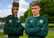 12 May 2023; Danny McGrath stands for a portrait during the Republic of Ireland U17's Squad Announcement at the FAI Headquarters in Abbotstown, Dublin. Photo by Ben McShane/Sportsfile