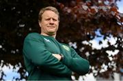 12 May 2023; Manager Colin O'Brien stands for a portrait during the Republic of Ireland U17's Squad Announcement at the FAI Headquarters in Abbotstown, Dublin. Photo by Ben McShane/Sportsfile